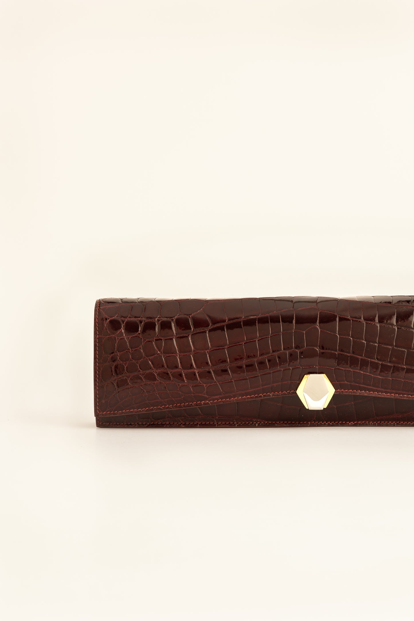 Le Frou Tres Extra Extra Long Clutch - Crocodile