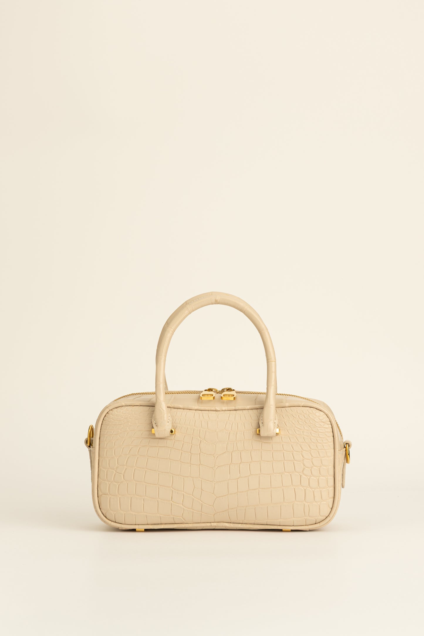 Le Frou Bowler Loom Bag - Crocodile