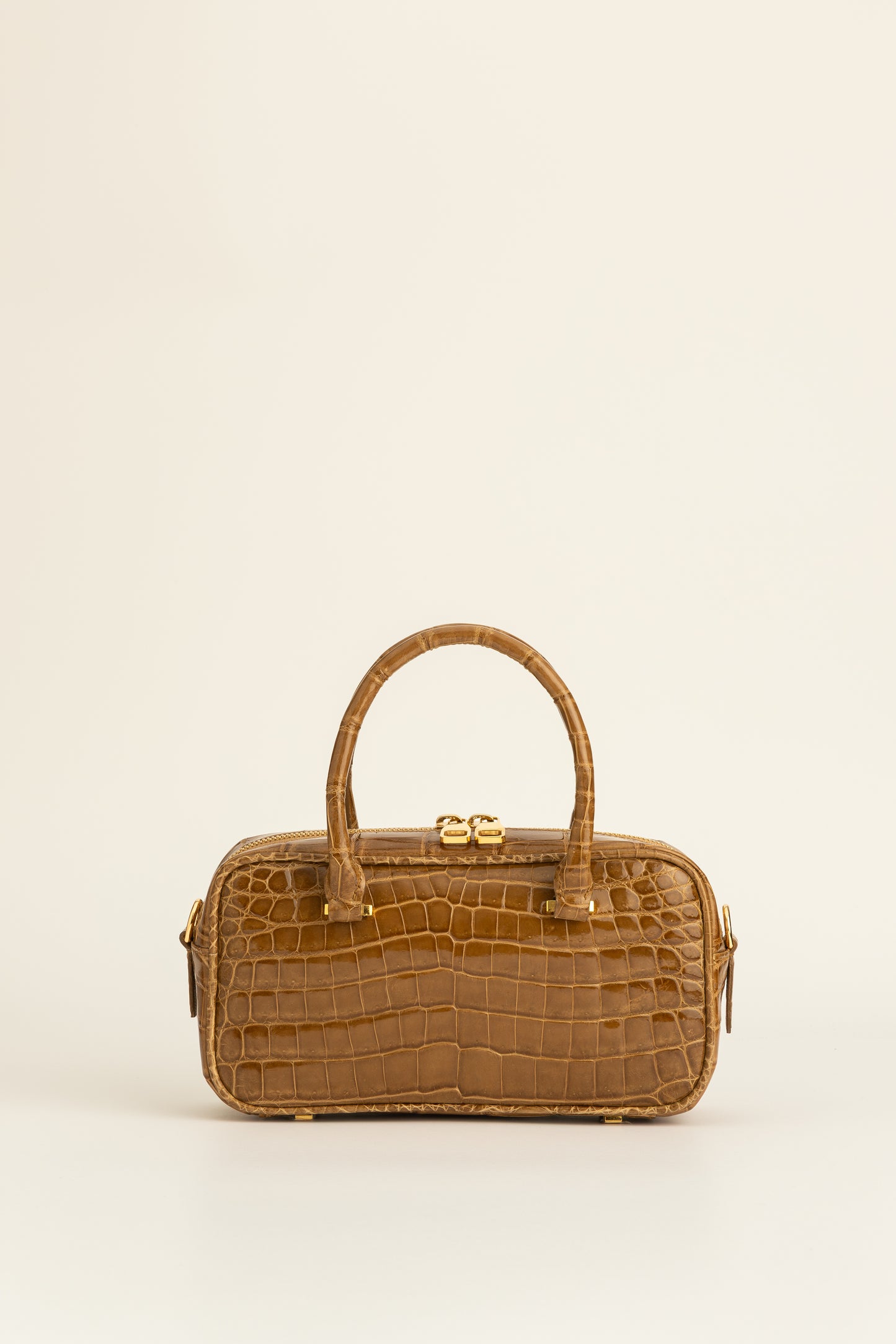 Le Frou Bowler Loom Bag - Crocodile