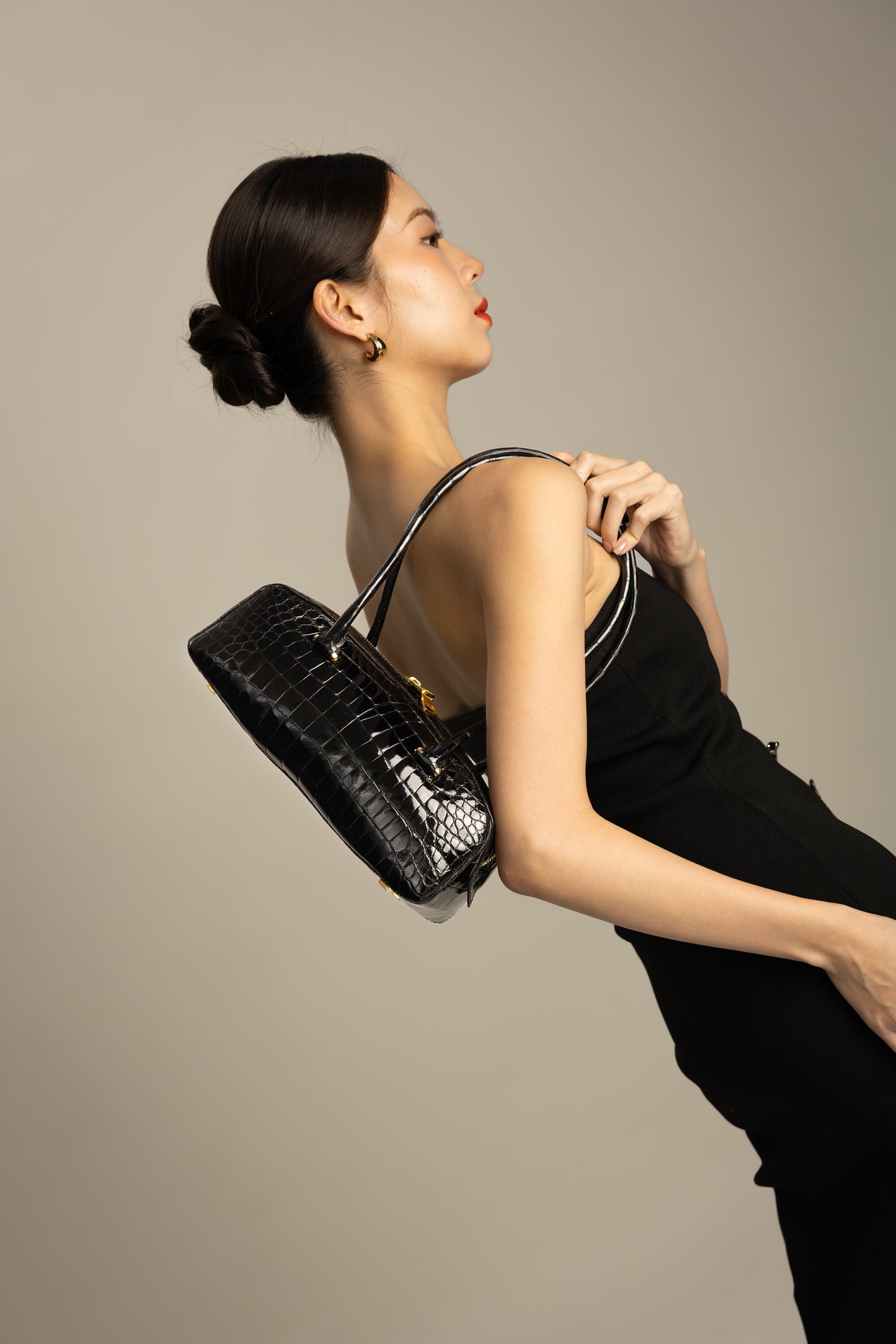 Le Frou Cloud Nuage Bag - Crocodile