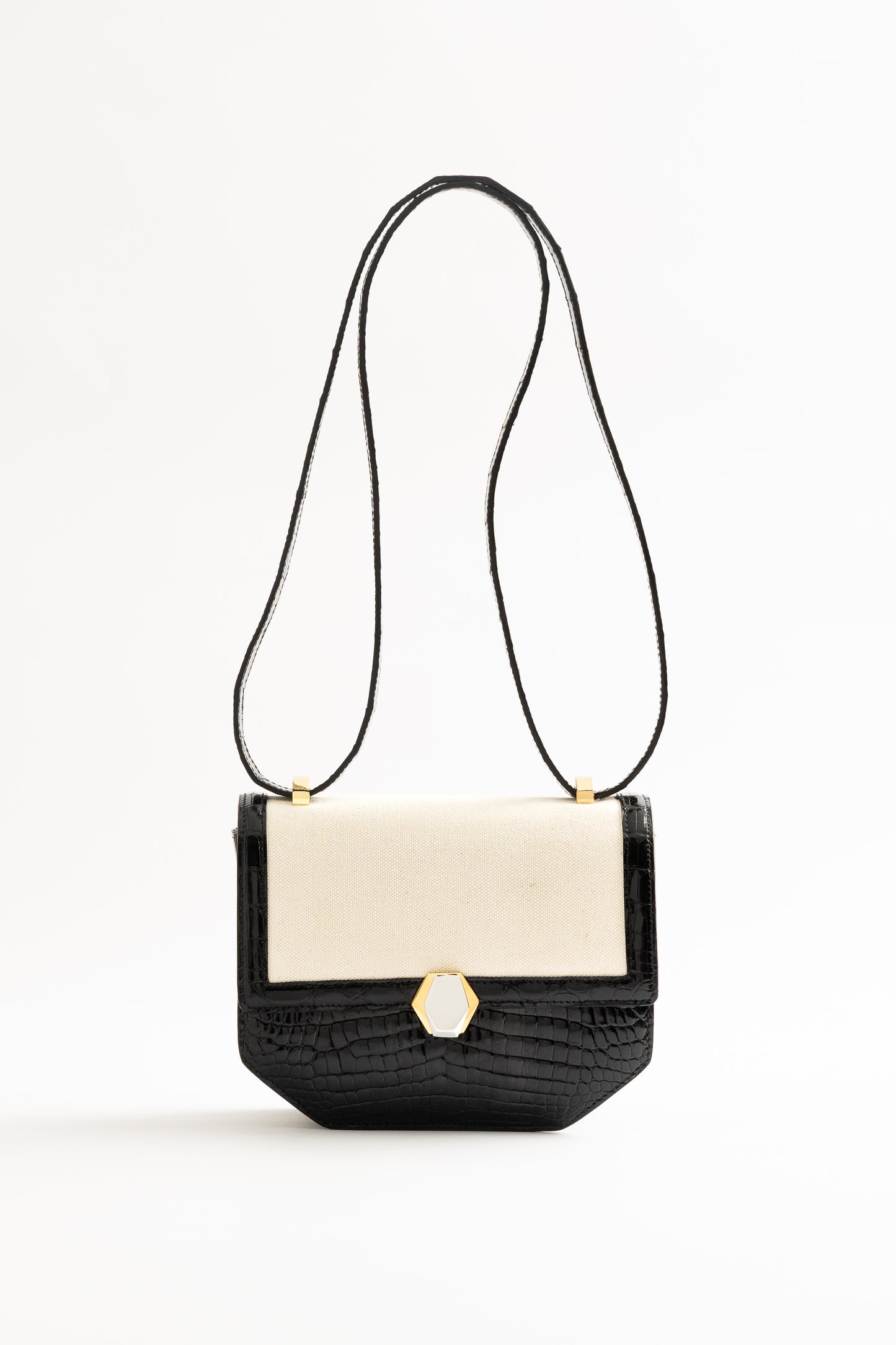 Le Frou Presse Shoulder Closed Bag - Canvas