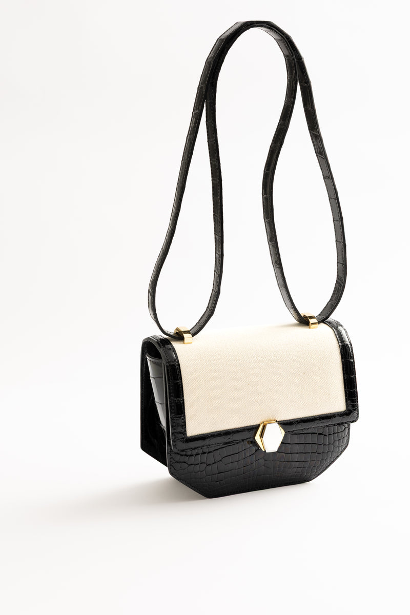 Le Frou Presse Shoulder Closed Bag - Canvas