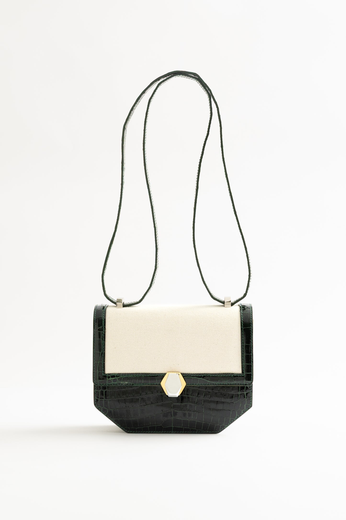 Le Frou Presse Shoulder Closed Bag - Canvas