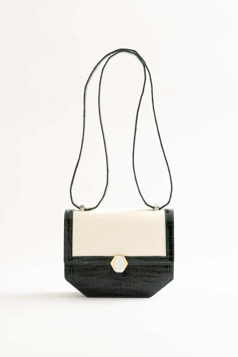 Le Frou Presse Shoulder Closed Bag - Canvas