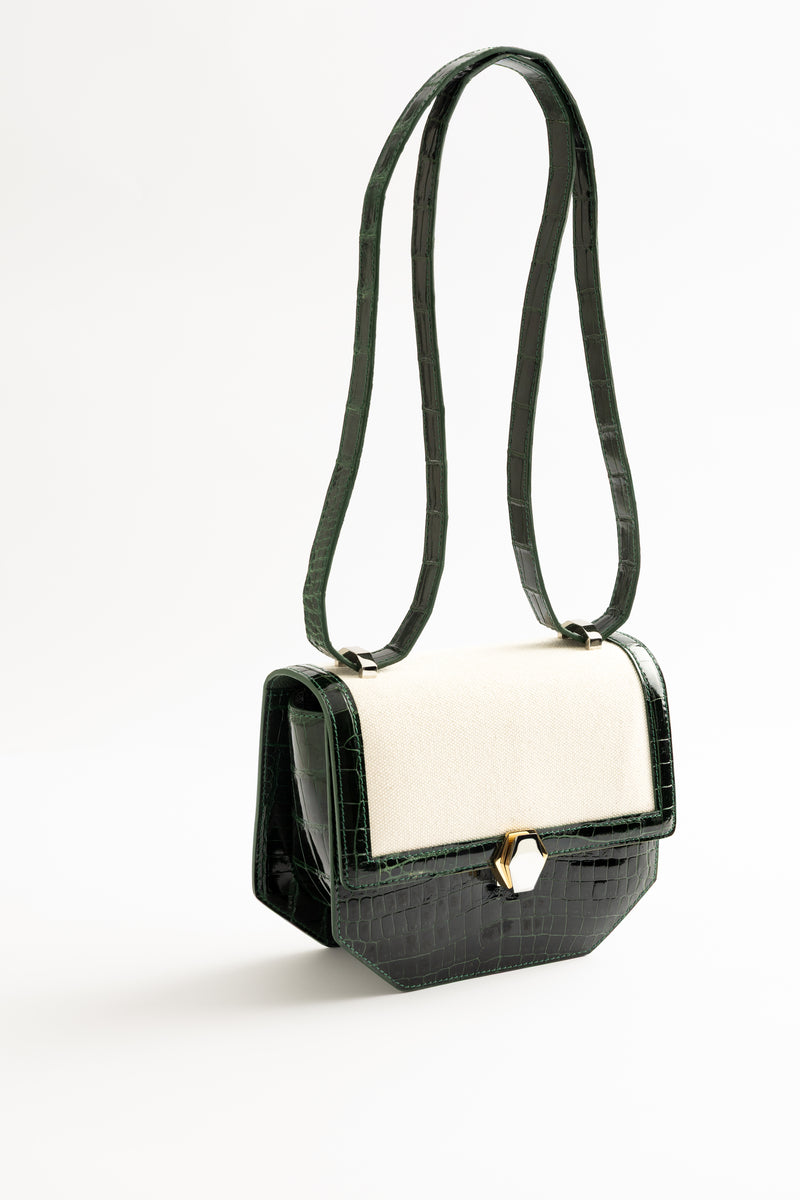 Le Frou Presse Shoulder Closed Bag - Canvas
