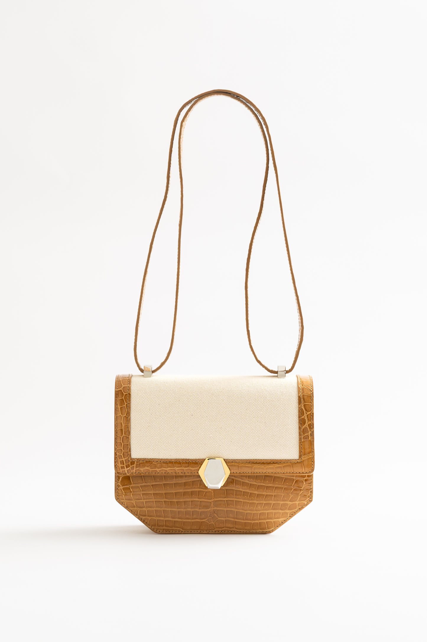 Le Frou Presse Shoulder Closed Bag - Canvas