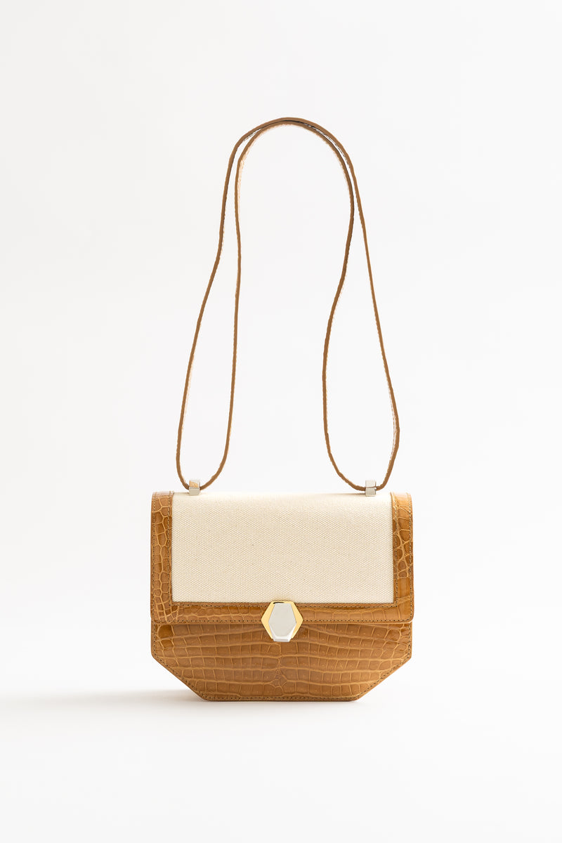 Le Frou Presse Shoulder Closed Bag - Canvas