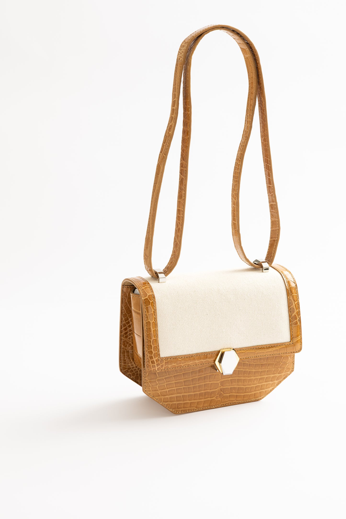 Le Frou Presse Shoulder Closed Bag - Canvas