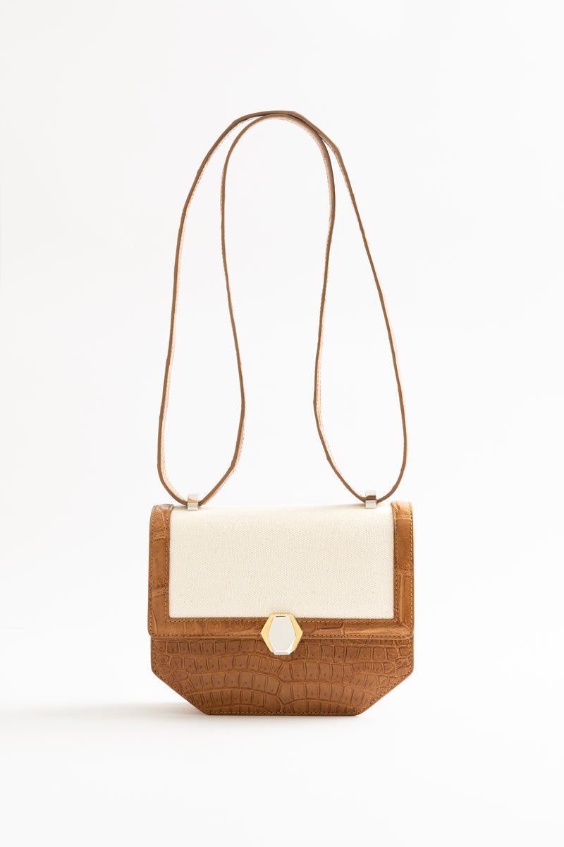 Le Frou Presse Shoulder Closed Bag - Canvas
