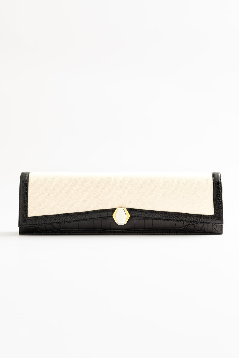 Le Frou Tres Extra Extra Long Clutch - Canvas