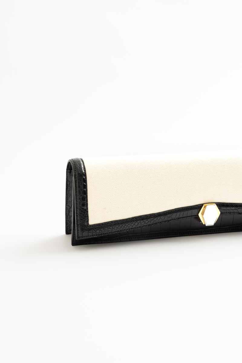 Le Frou Tres Extra Extra Long Clutch - Canvas