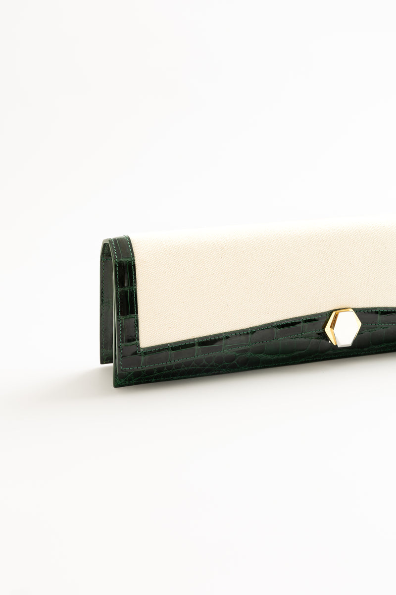 Le Frou Tres Extra Extra Long Clutch - Canvas