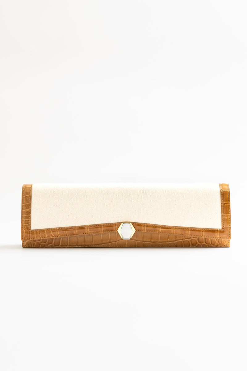 Le Frou Tres Extra Extra Long Clutch - Canvas