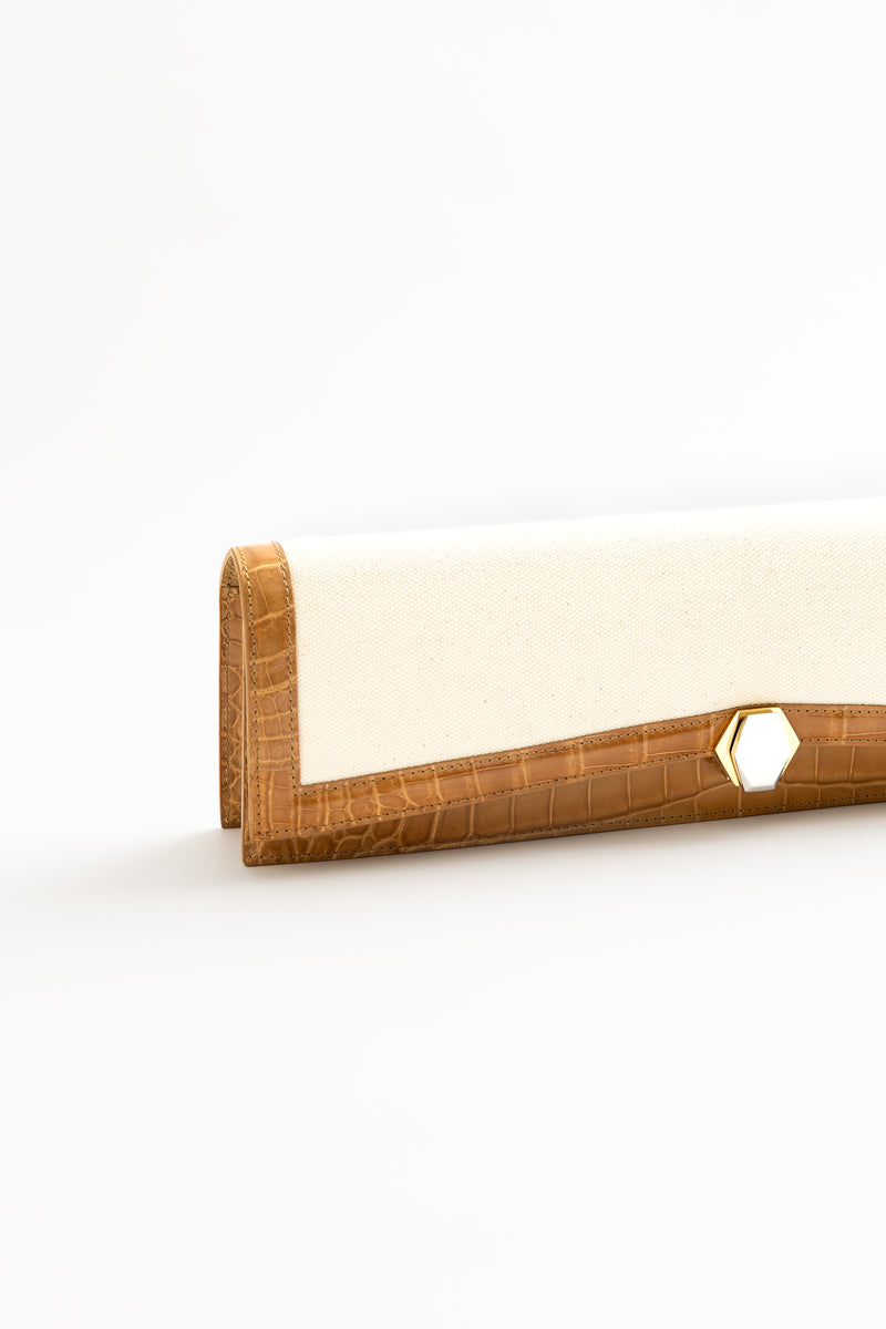 Le Frou Tres Extra Extra Long Clutch - Canvas
