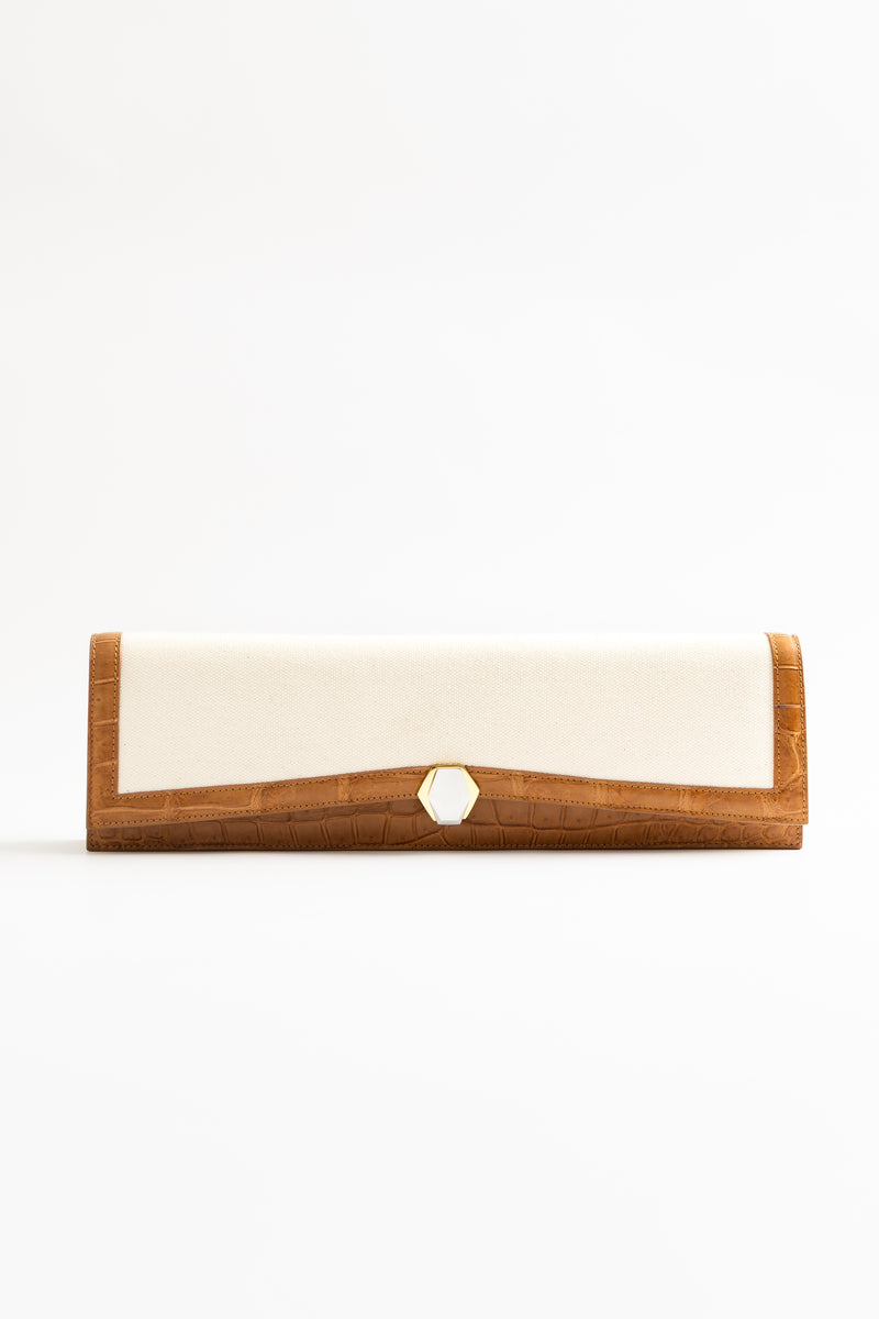 Le Frou Tres Extra Extra Long Clutch - Canvas