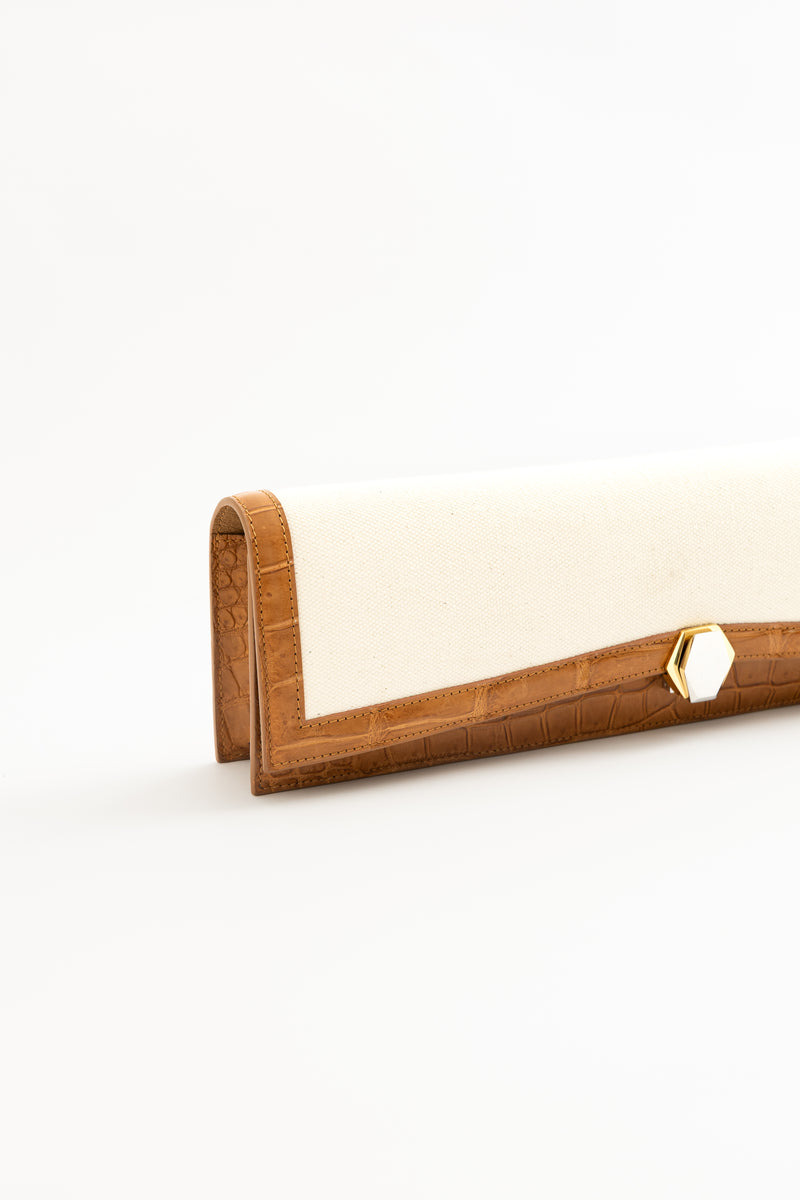 Le Frou Tres Extra Extra Long Clutch - Canvas