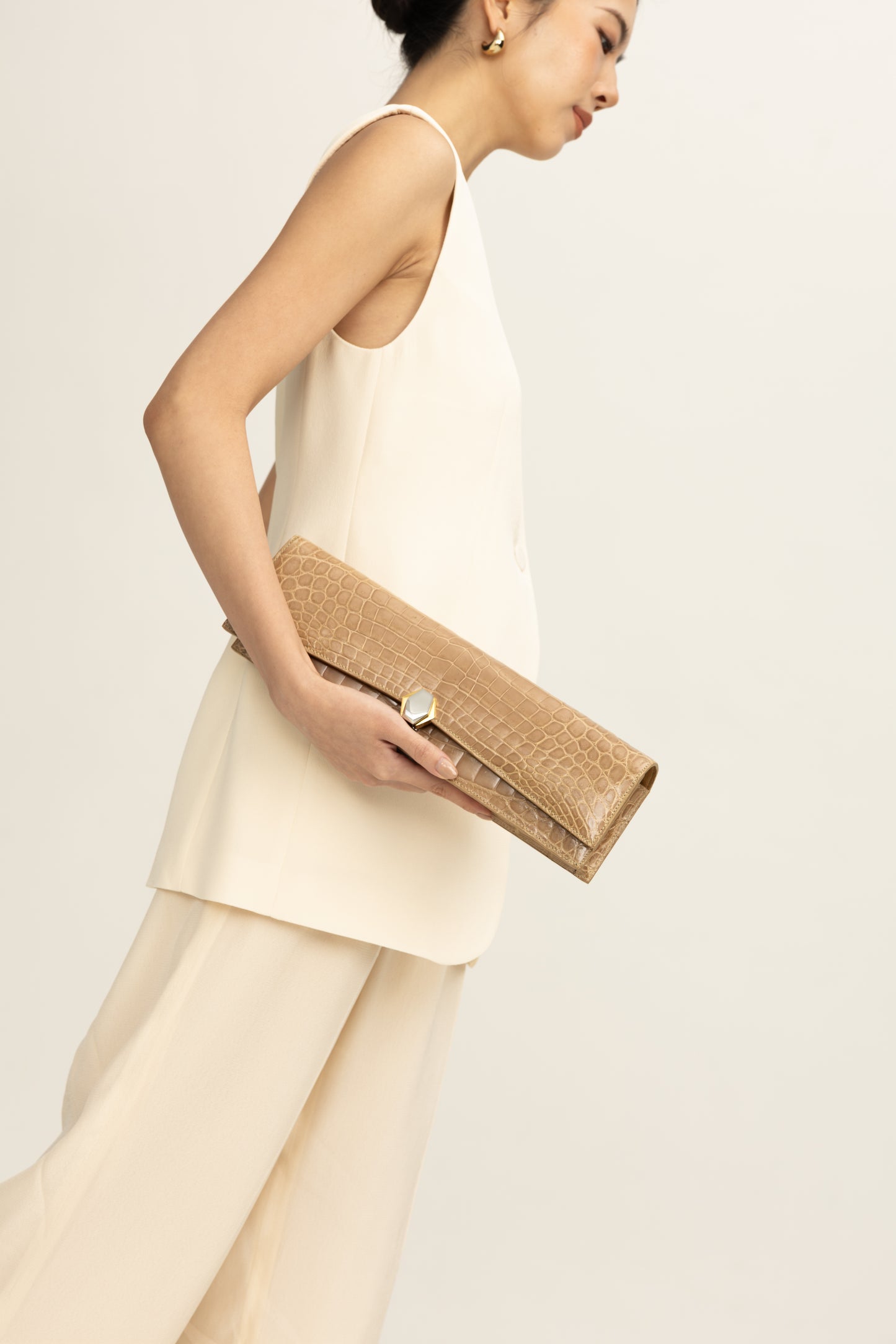 Le Frou Tres Extra Extra Long Clutch - Crocodile