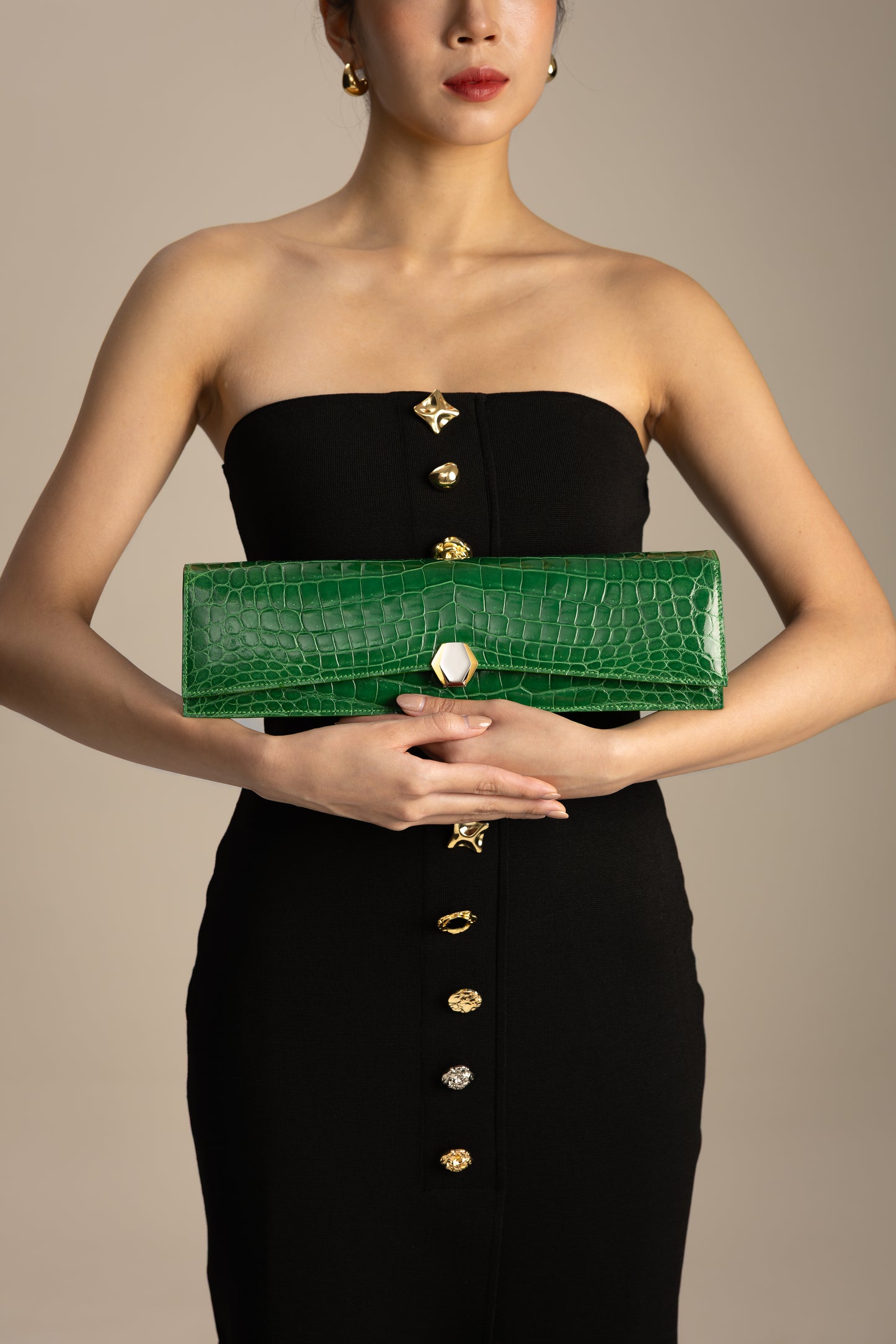 Le Frou Tres Extra Extra Long Clutch - Crocodile